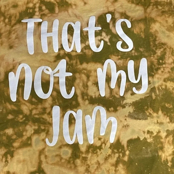 Tie Dye T Shirt Women’s Small That’s Not My Jam Cotton Hippie Grunge Goth Skater - Picture 7 of 12